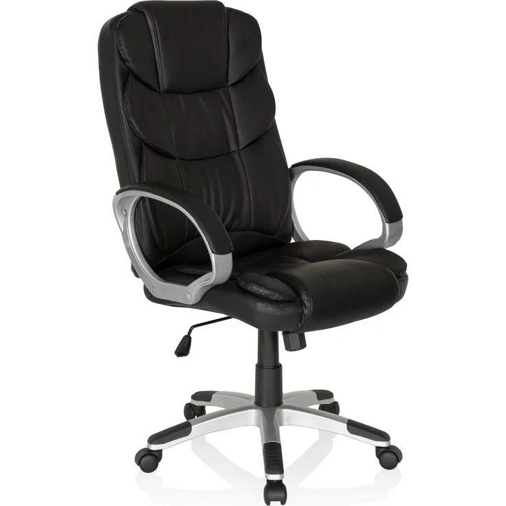 MyBuero Home Office Chefsessel RELAX BY155 Kunstleder Schwarz – Bild 1