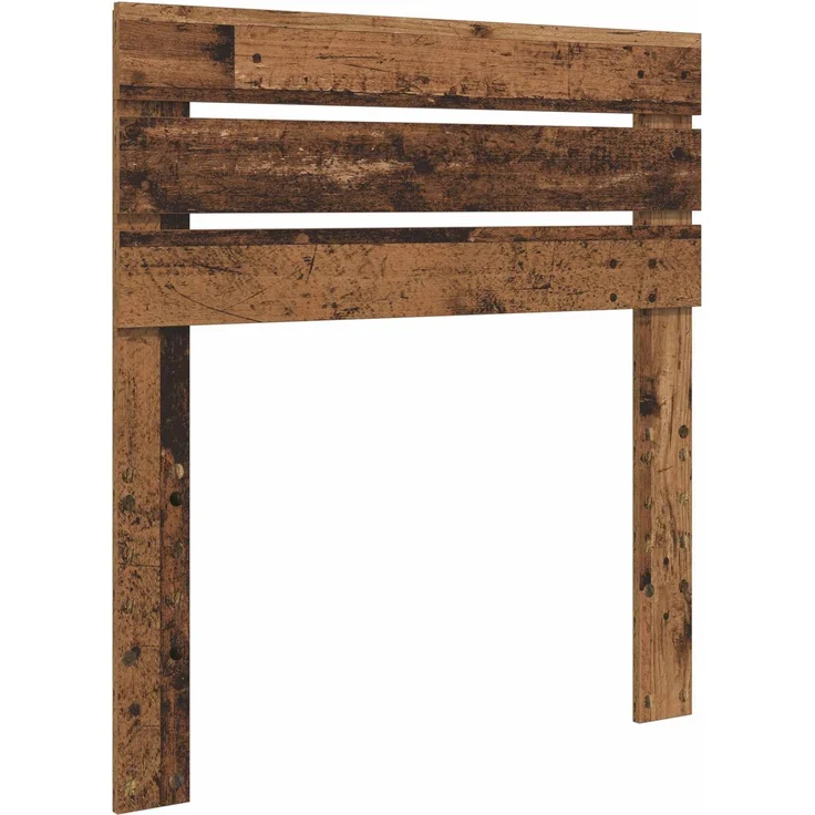 vidaXL Bettrahmen Altholz 75 x 190 cm Massives Kiefernholz 3411477 – Bild 5