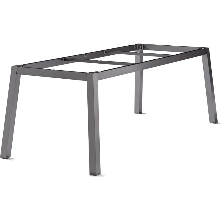 Tischgestell >Loft Polytec< in eisengrau, Aluminium - 200x73x80cm (BxHxT)