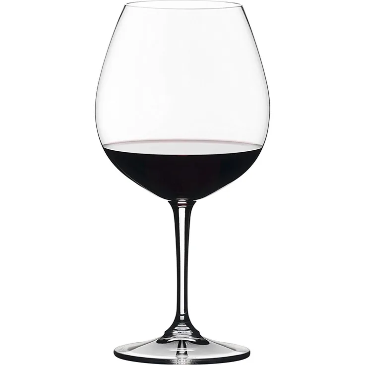 Riedel Vivant Pinot Noir, 4er Set, Rotweinglas, Weinglas, Hochwertiges Glas, 700 ml, 0484/07