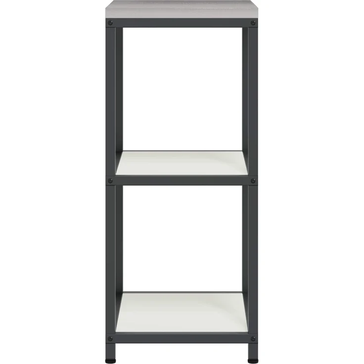 vidaXL Küchenaufbewahrung mit Regal Weiß 60 x 50 x 92 cm Stahl 874969 – Bild 5