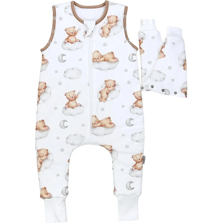 TupTam Babyschlafsack mit Armen und Beinen Winterschlafsack 2,5 TOG – Bild 3