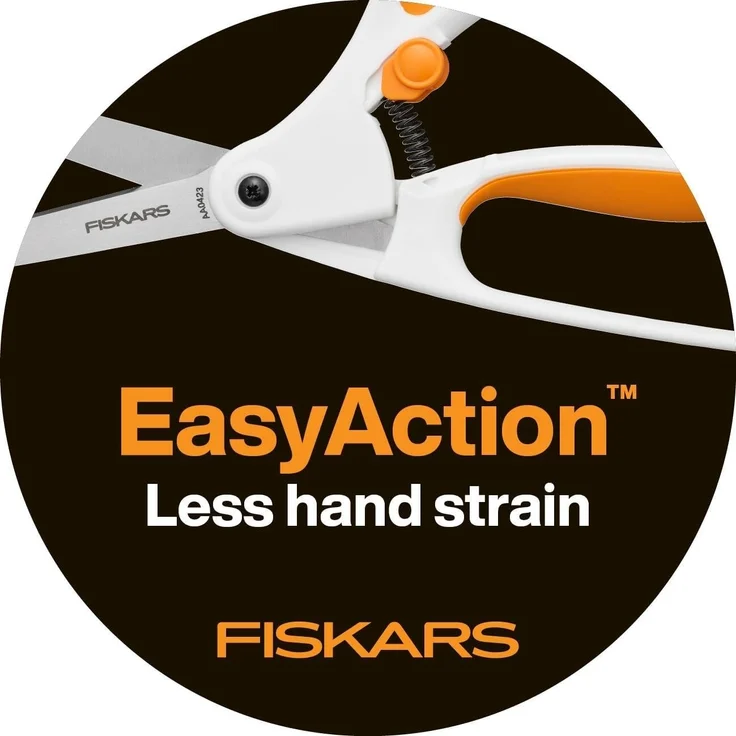 Fiskars Softgrip Stoffschere, Länge: 26 cm, Rostfreie Stahl-Klinge/Kunststoff-Griffe, Weiß, Easy Action, 1070070 – Bild 8