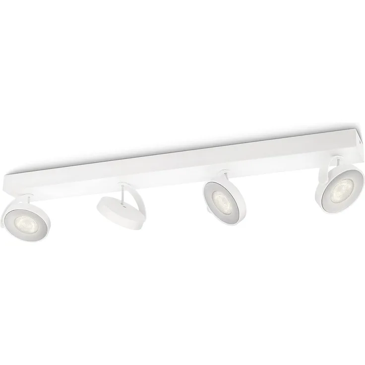 Philips myLiving LED Spot Clockwork 4flg 2000lm Weiß