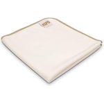 KDPD® - Das Original | beige 60x60 cm | wasserdichte Wickelunterlage aus weichem Polarfleece | saugstarke und waschbare Kinderdecke