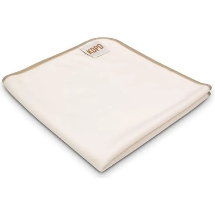 KDPD® - Das Original | beige 60x60 cm | wasserdichte Wickelunterlage aus weichem Polarfleece | saugstarke und waschbare Kinderdecke