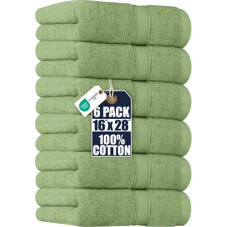 Utopia Towels Handtücher, Baumwolle, 600 g/m², 6 Stück