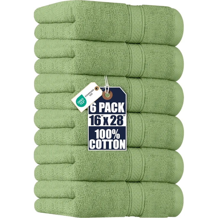 Utopia Towels Handtücher, Baumwolle, 600 g/m², 6 Stück