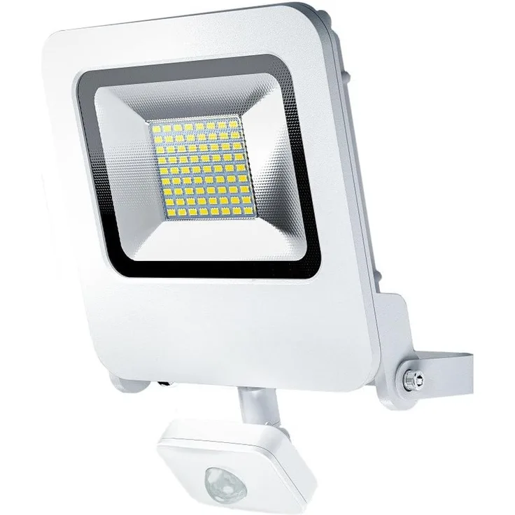 Osram LED Endura Flood Sensor Fluter, fuer Aussenanwendungen, integrierter Bewegungssensor, warmweiss, 257, 0x201, mm 0x63, mm 0 mm