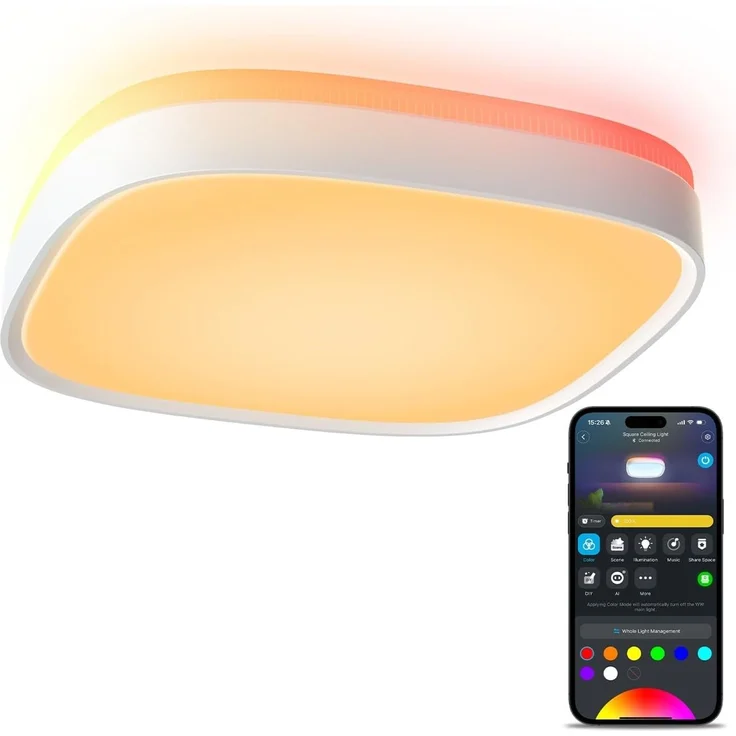 Govee Square Smart Ceiling Light 12inch – Bild 4