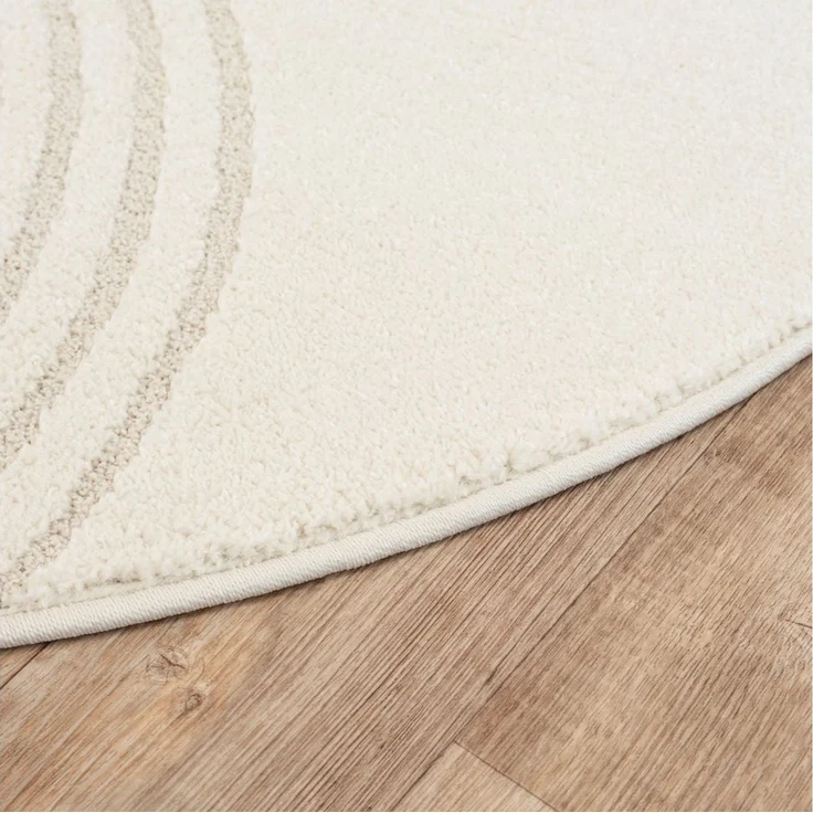 merinos Teppich Eclipse, rund, Höhe: 14 mm, moderner Teppich, geometrisches Design, hohe Flordichte und weich – Bild 2