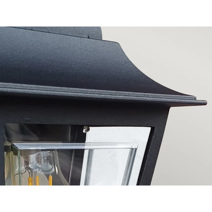 Elstead Lighting Deco Lane Wandleuchte 1-Light Schwarz IP44 E27 – Bild 8
