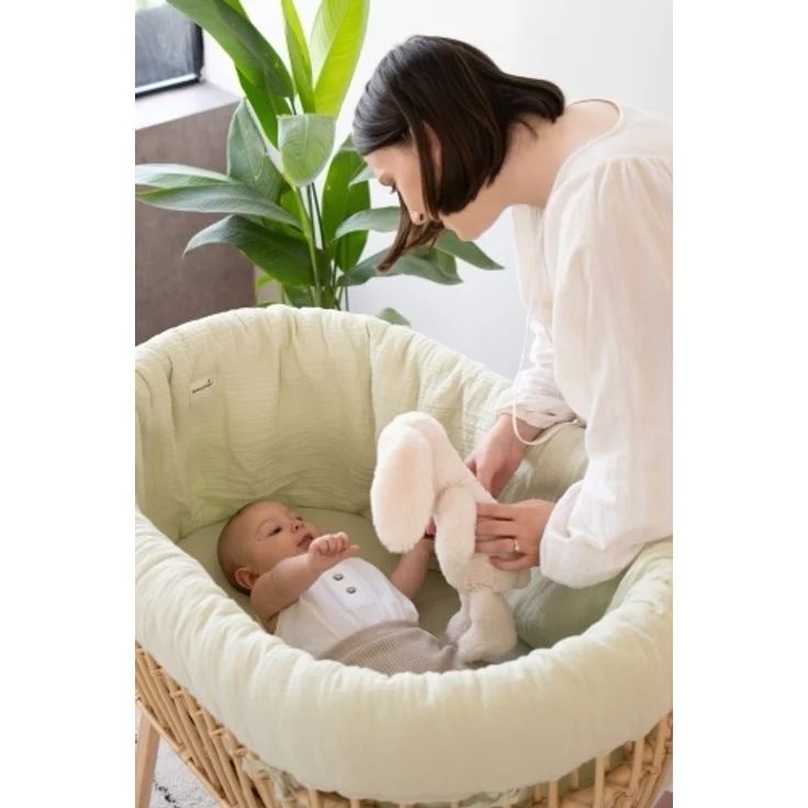 Geuther 1110 Schaukelwiege Rocker - Natur Mint – Bild 7