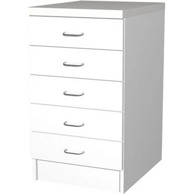 Flex-Well Schubkasten-Unterbau Schubkastenschrank 50 cm breit - Weiß – Rapido – Bild 4