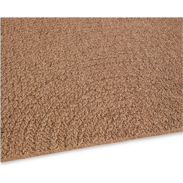 TaraCarpet Teppich TaraCarpet Borneo Welle Outdoor Teppich – Wetterfester Indoor & Outdoo, rechteckig, Höhe: 6 mm, Küche Wohnzimmer Terrasse Garten Balkon beige Läufer 80x250 – Bild 4