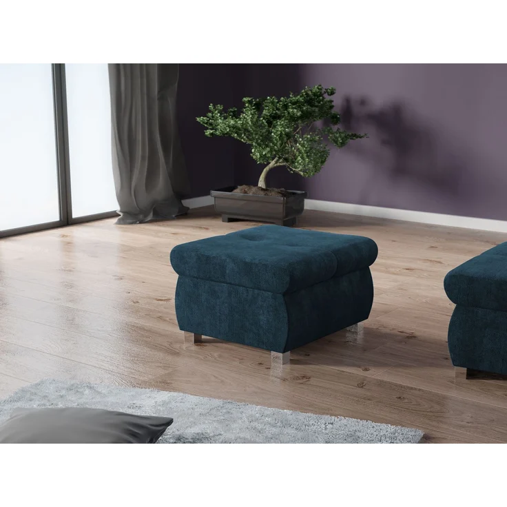 Polsterhocker Orkan Klein (Farbe: Margo 227.10) – Bild 2
