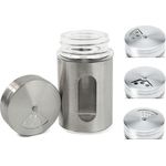 BURI Glas-Gewürzstreuer Salzstreuer Pfefferstreuer Gewürzdose Gewürzbehälter Streuer