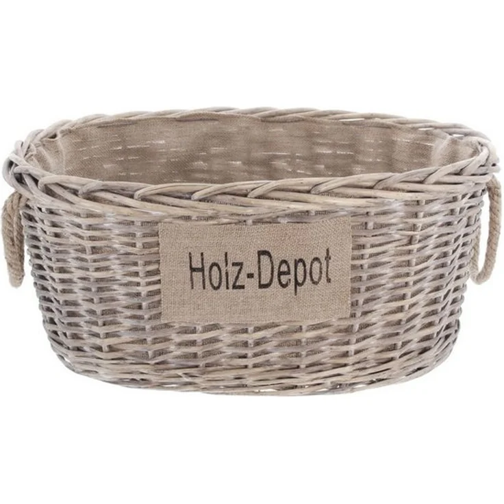 Aufbewahrungskorb Füllkorb Flechtkorb Kaminholz Brennholz Feuerholz Korb – Bild 4