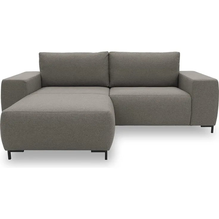 LOOKS by Wolfgang Joop Looks VI Designer Ecksofa, beidseitig montierbar, Polstersofa, grau, 242x160 cm
