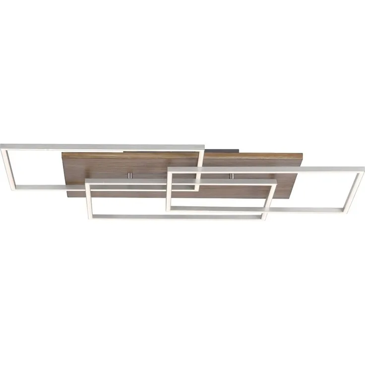 Paul Neuhaus 8330-79 PALMA Deckenleuchte Holzdekor eckig