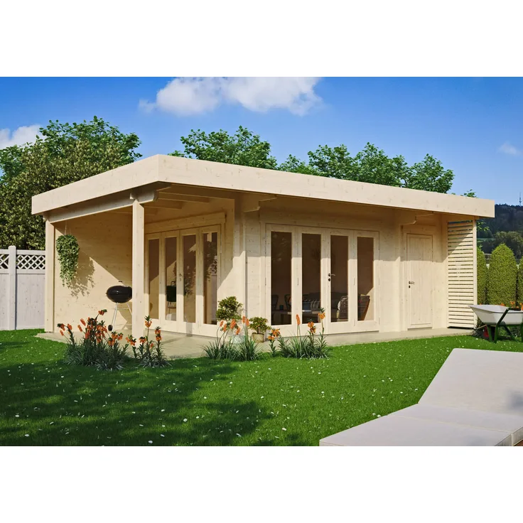 Fjordholz Gartenlounge Modell Sandra 44 C Natur