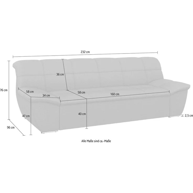 DOMO collection 3-Sitzer Splash – Bild 3