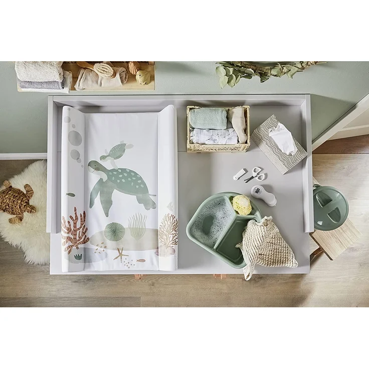 Wickelauflage Keil, Sea Life, weiß – Bild 2