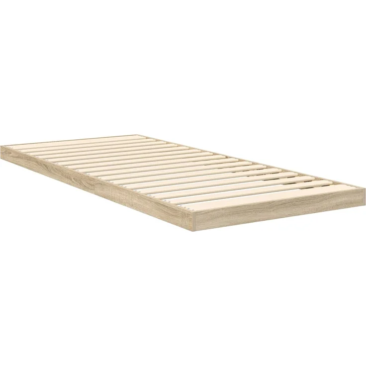 vidaXL Bodenbettrahmen, Holz Sonoma-Eiche Natur, 86,5x200 cm – Bild 5