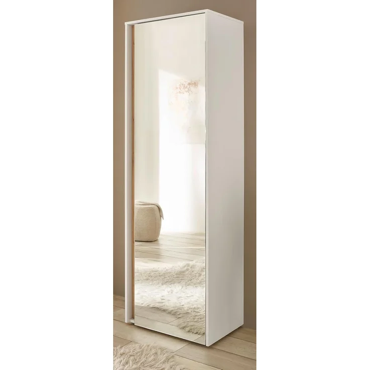 Garderobenschrank Center in weiß und Eiche Wotan 60 x 200 cm – Bild 9