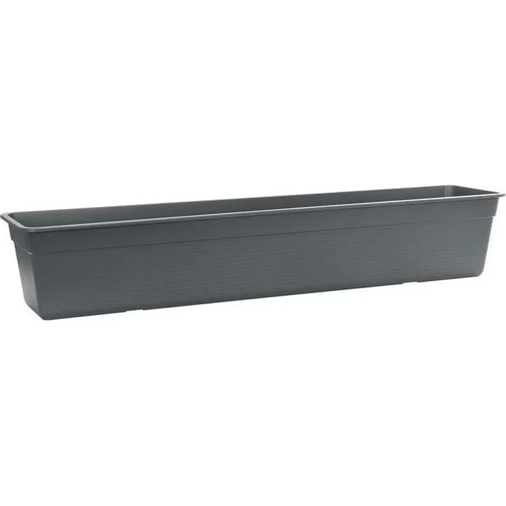 Blumenkasten Original Super, Ebertsankey, anthrazit, Kunststoff, stabil L 60 x B 18 x H 14 cm