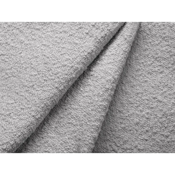 Micadoni symmetrisches Ecksofa Lupine 5-Sitzer mittelgroß Boucle Baloo Hellgrau – Bild 6