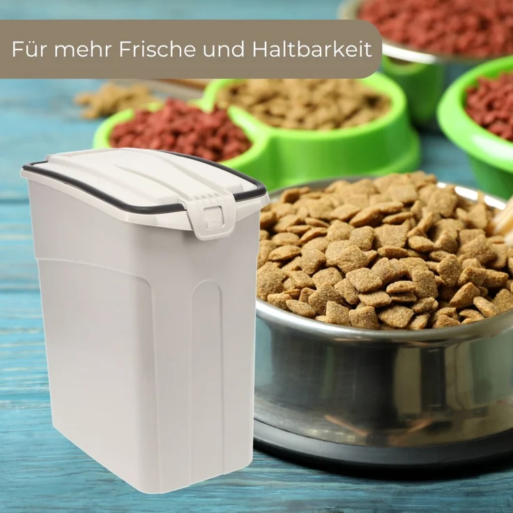 Futtertonne Luftdicht mit Deckel Futtertonne Hund Katze Hundefutter Aufbewahrung Trockenfutter Aufbewahrung Futterbox Hund Hundefutter Box 13 L – Bild 8