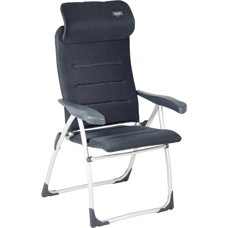 Crespo Klappstuhl Air-Elegant Compact, Farbe Grau