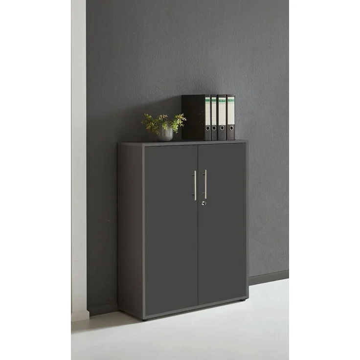 BMG Möbel Aktenschrank Office Edition (ideal für Aktenordner) 3 OH, abschließbar, Hochglanz lackiert oder matt – Bild 1