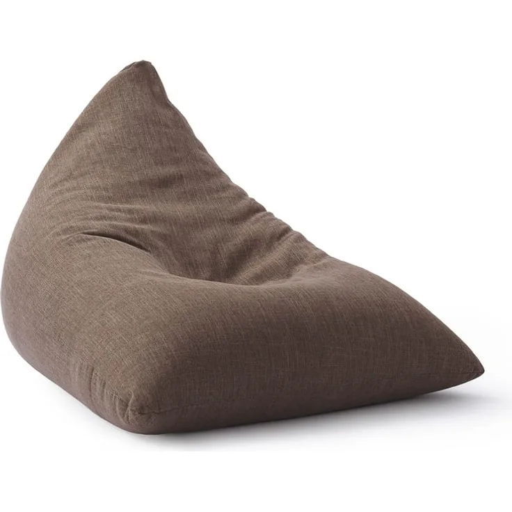 Lumaland 'Interior Line' Sitzsack, Dreieckig, Braun, 150 x 100 x 100 cm, 370 l