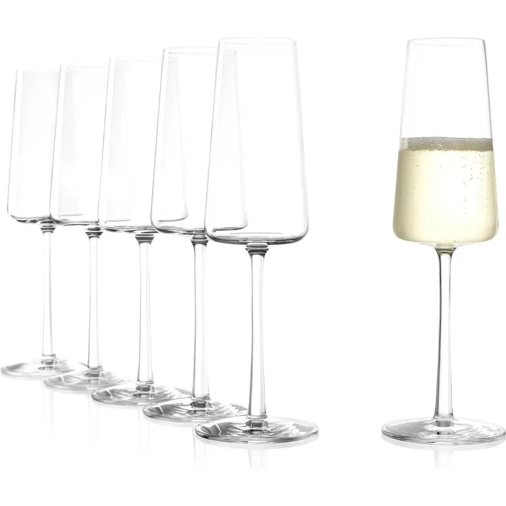Stölzle Lausitz POWER Champagnerglas 240 ml 6er Set