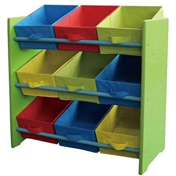 Kinderregal inkl. 9 Boxen