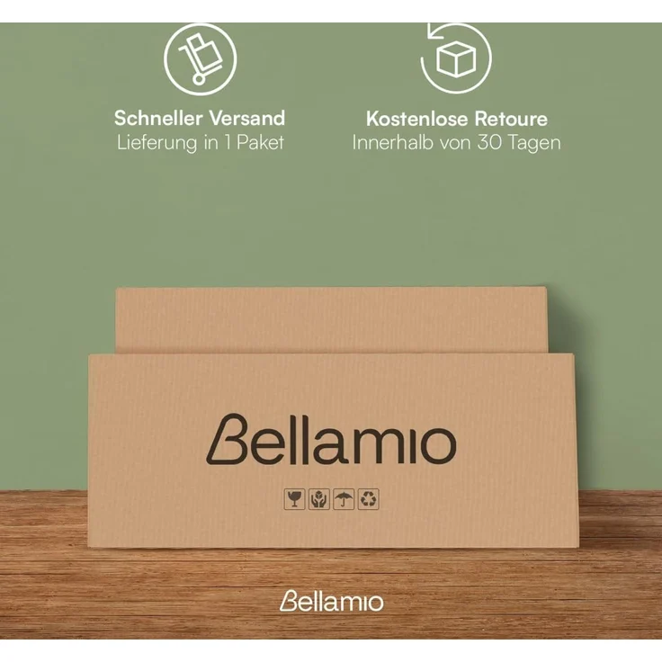 Bellamio Newa Badezimmer-Set, 1x Waschbeckenunterschrank, 1x Hochschrank – Bild 10