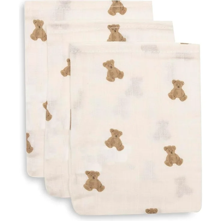 Jollein Mini Teddy Bear Hydrophile Waschlappen - 3