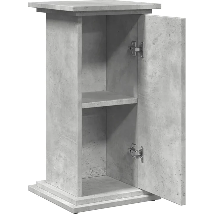 vidaXL Postament mit Stauraum, Holzwerkstoff, Betongrau, 31 x 30 x 60 cm – Bild 5