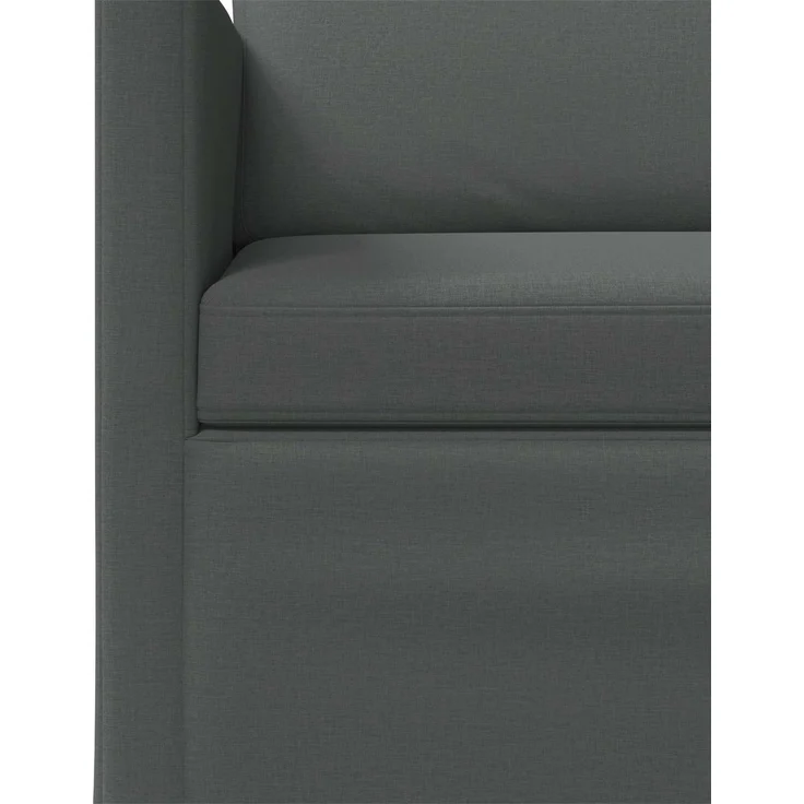 vidaXL 3-Sitzer Sofa Dunkelgrau 220 x 81 x 82 cm Stoff 42041140 – Bild 6