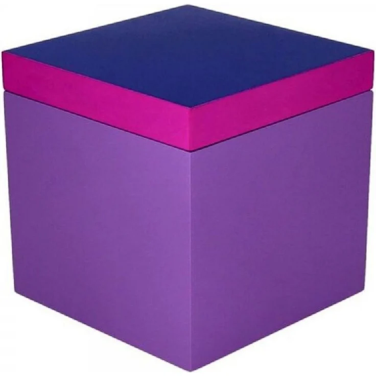 Giftcompany Aufbewahrungsbox Aufbewahrungsbox Neo Quadratisch Dunkelblau Lila (13 x 13 x 13 cm) – Bild 1