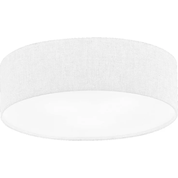 Fischer & Honsel 21255 Deckenleuchte Maat 45cm Leinen Weiss E14