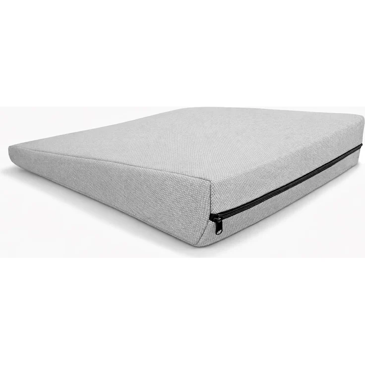 POKAR Keilkissen Stuhl Sitzkeil Ergonomisches Sitzkeilkissen Bürostuhl Kissen Orthopädisch Keilkissen Autositz Schaumstoff, Grau, 38 x 38 x 8/2 cm – Bild 1
