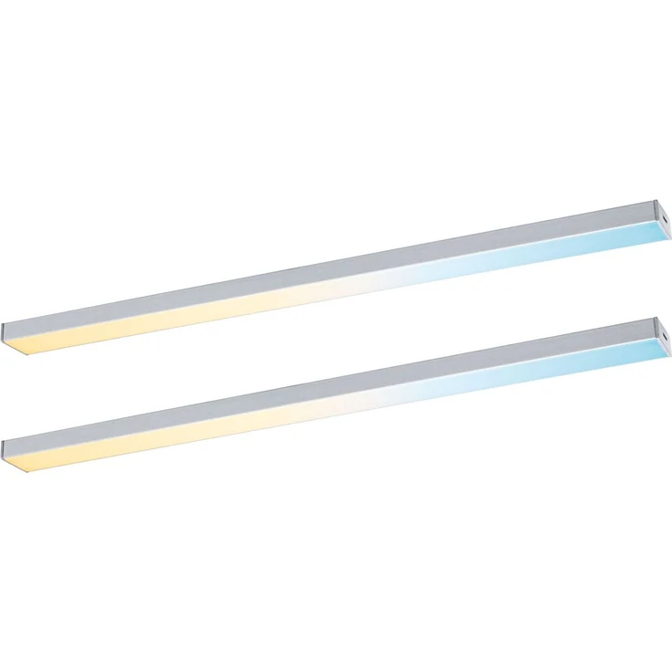 Paulmann LED Lichtleiste Inline Erweiterung chrom matt 35 cm TW 2er Set – Bild 1