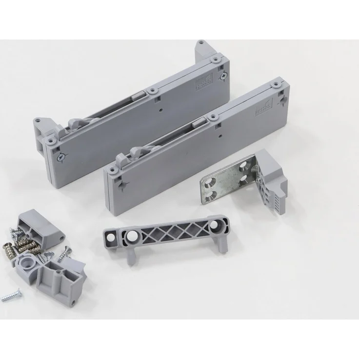 FORTE Extras Robes/Kds Türstoppersystem, Holzwerkstoff, Grau, 17,5 x 1,5 x 6 cm – Bild 3