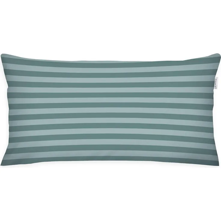 TOM TAILOR HOME Kissenhülle new bedroom, MEDIUM STRIPES, 40x40cm oder 40x80cm, (1 Stück), mit farbigem Markenreißverschluss