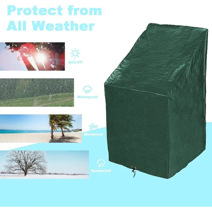 Gartenstuhl Abdeckung wasserdicht UV Schutz – Bild 6
