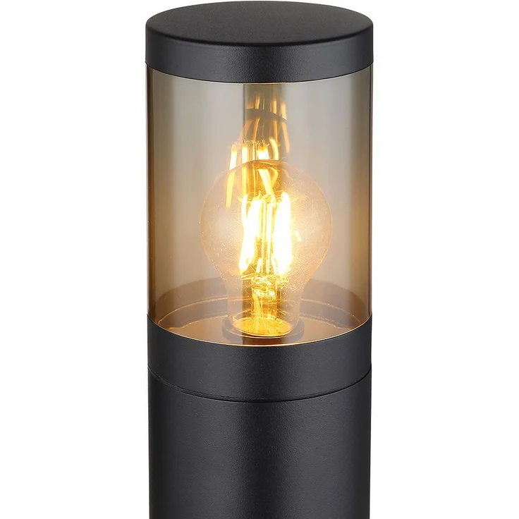 Stehleuchte, Garten, Edelstahl, IP44, rauchig, H 50cm – Bild 10