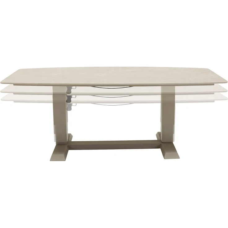 LC Garden »Terrano« Gartentisch 180cm höhenverstellbar Lifttisch Taupe – Bild 4